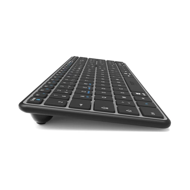 PORT Designs FR - teclado Compact Pro recarregável Bluetooth AZERTY preto
