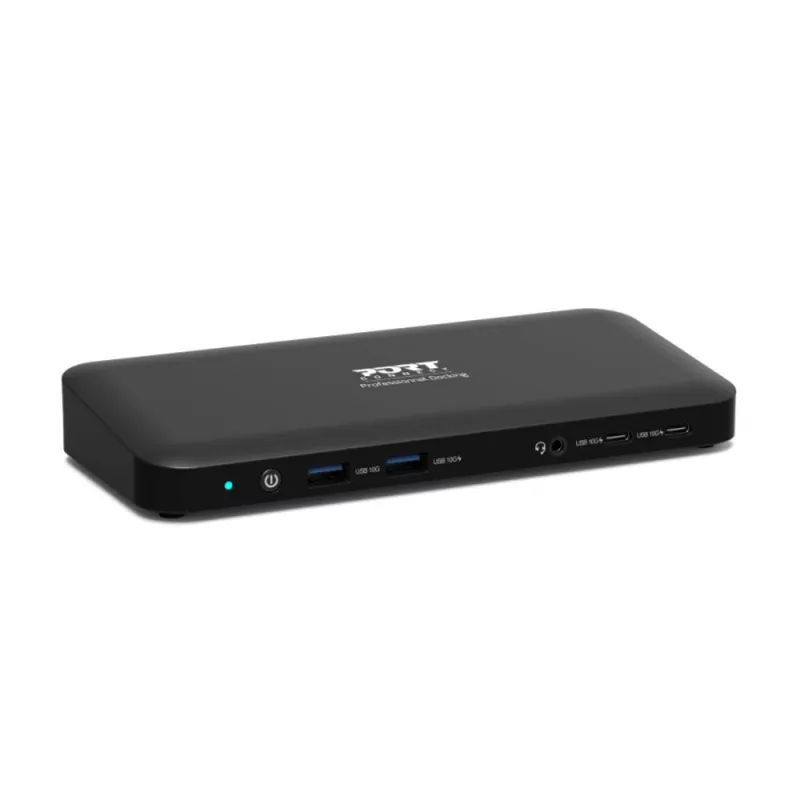 PORT Designs USB-C Office Dock - 3x 4K cabo com parafuso EU