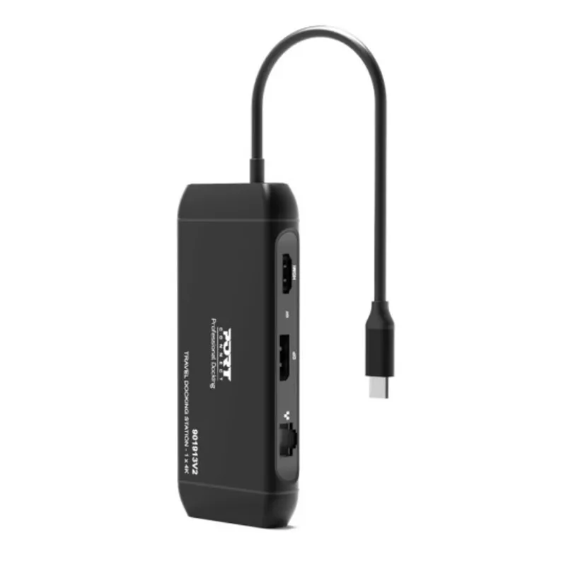 PORT Designs PORT connect Professional estação de acoplamento USB-C 4K 3 ecrãs 85W PD