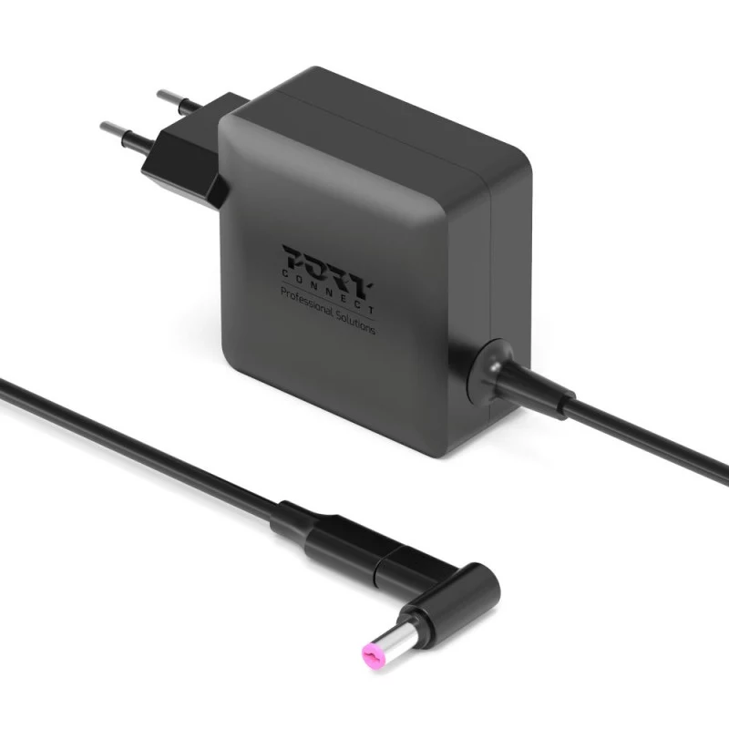 PORT Designs GaN 65W fonte de alimentação USB-C - carregador universal - ficha EU - preto