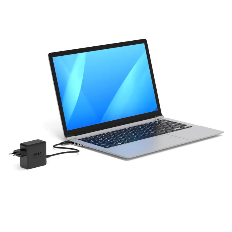 PORT Designs GaN 65W fonte de alimentação USB-C ficha EU