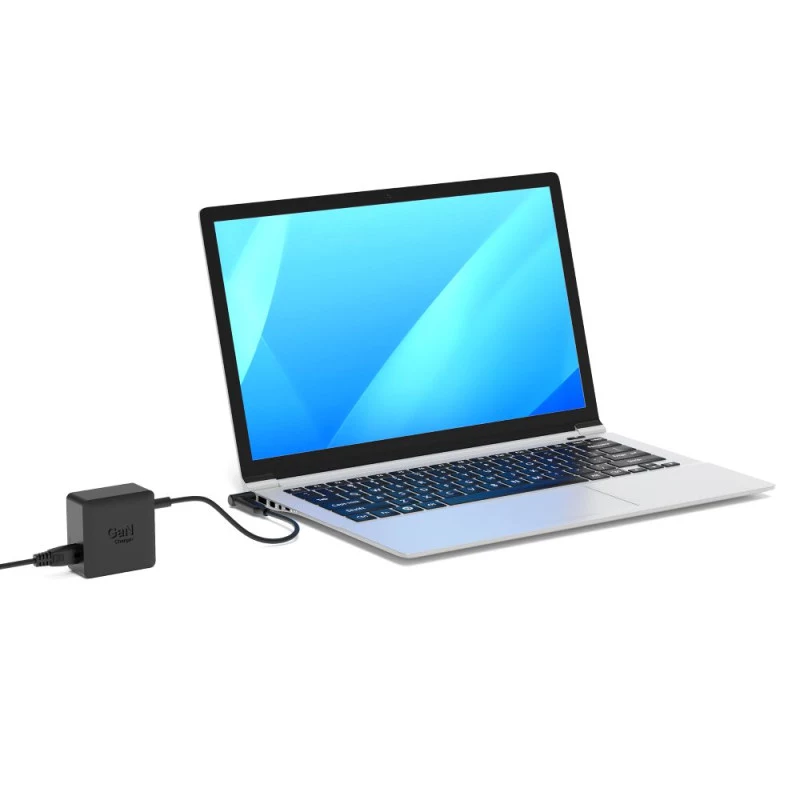 PORT Designs GaN 65W fonte de alimentação USB-C para ASUS - ficha EU - preto