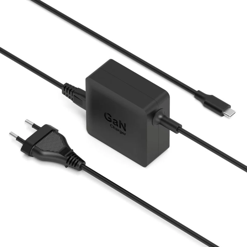 PORT Designs GaN 65W fonte de alimentação USB-C com cabo de alimentação EU