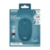 PORT Designs 900545 Rato ótico sem fios RF ambidestro 1600 DPI Azul