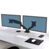 PORT Designs PORT Connect Suporte ajustável para dois monitores - para 2 ecrãs até 32 polegadas - Fixação à mesa/passagem de cabos - Preto