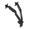 PORT Designs PORT Connect Suporte ajustável para dois monitores - para 2 ecrãs até 32 polegadas - Fixação à mesa/passagem de cabos - Preto