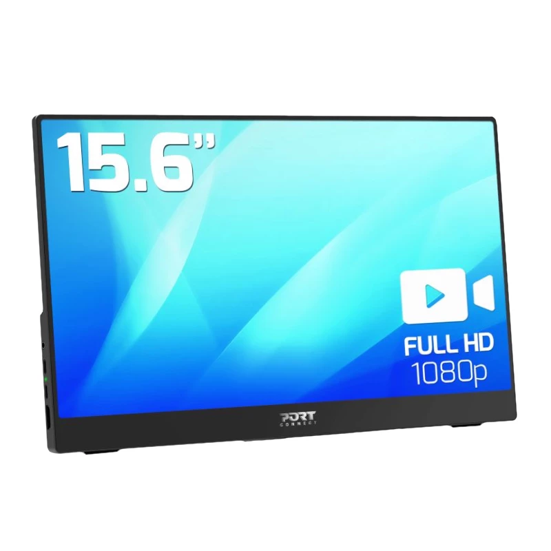 PORT Designs PORT Connect Monitor portátil IPS 15,6 polegadas - Full HD 1920x1080 - USB-C e Mini HDMI