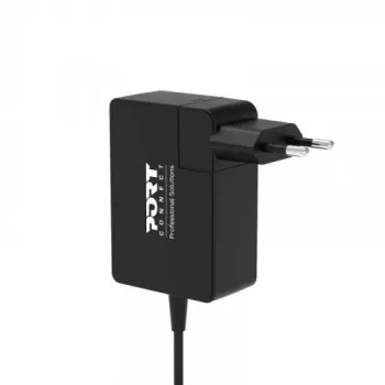 PORT Designs PORT Connect Carregador de parede GaN 100W com 3 portas USB (2 USB-C, 1 USB-A) - PD 3.0 e QC 3.0 - Ficha EU
