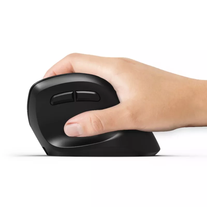 PORT Designs PORT Connect Professional ERGO SHAPE Rato sem fios recarregável - Para destros - Ótico - 5 botões - 2,4 GHz, Bluetooth - Recetor USB