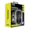 PORT Designs PORT Connect Professional ESSENTIAL Rato ótico sem fios - 5 botões - 2,4 GHz, Bluetooth - Recetor USB - Preto