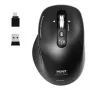 PORT Designs PORT Connect Professional BUSINESS Rato sem fios recarregável - Ótico - 6 botões - 2,4 GHz, Bluetooth - Recetor USB - Preto