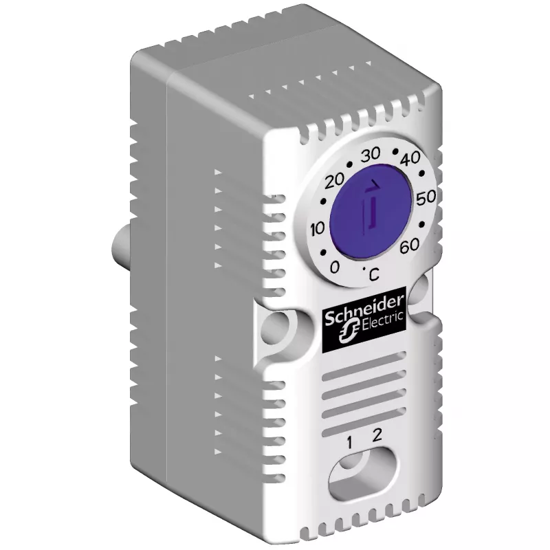 APC NSYCCOTHO termostato para quadros elétricos, NF, 0-60°C, calha DIN, cinzento