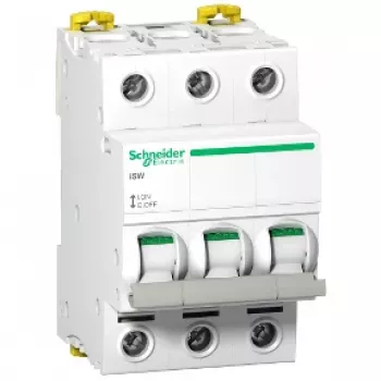 Schneider Electric Acti9 iSW A9S65363 interruptor seccionador 3 polos 63A 400V AC branco