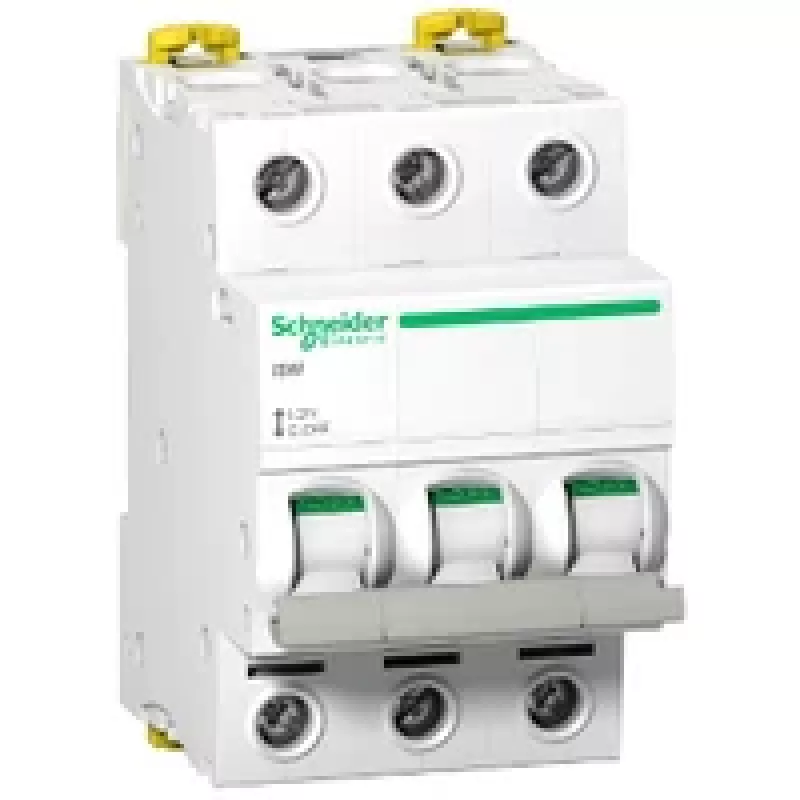 Schneider Electric Acti9 iSW A9S65363 interruptor seccionador 3 polos 63A 400V AC branco