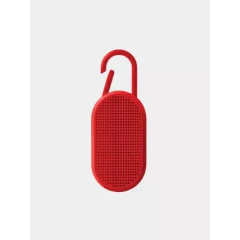 Lexon Mino T Coluna Bluetooth Portátil com Base e Mosquetão Vermelho