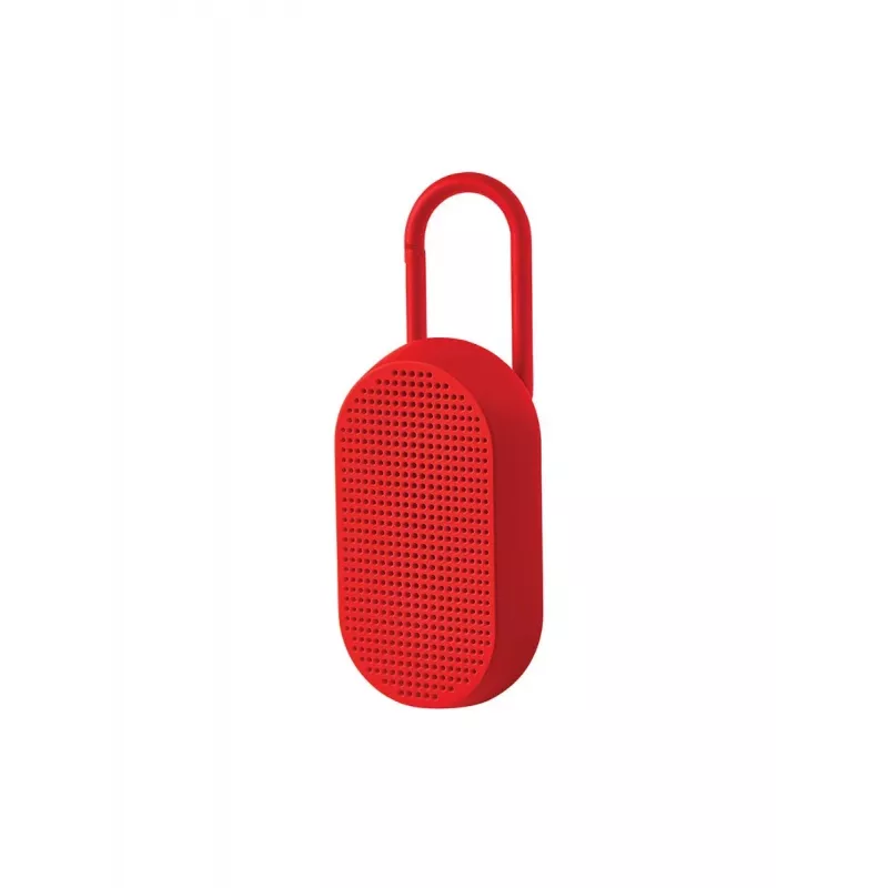 Lexon Mino T Coluna Bluetooth Portátil com Base e Mosquetão Vermelho