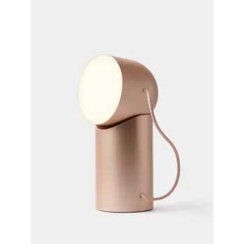 Lexon Orbe candeeiro LED portátil dourado LH88D