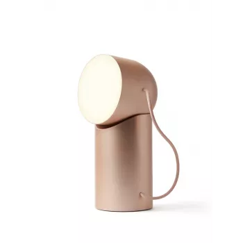 Lexon Orbe candeeiro LED portátil dourado LH88D
