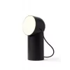 Lexon Orbe candeeiro LED portátil preto LH88N