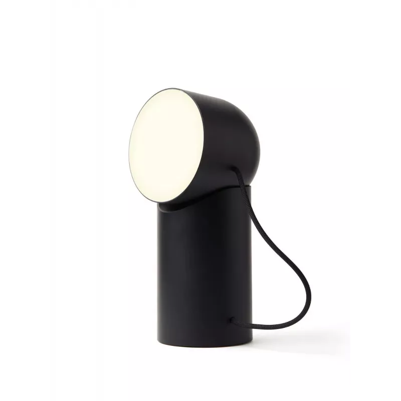 Lexon Orbe candeeiro LED portátil preto LH88N