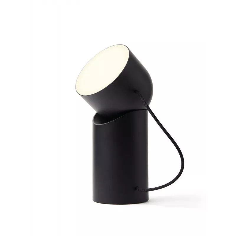 Lexon Orbe candeeiro LED portátil preto LH88N