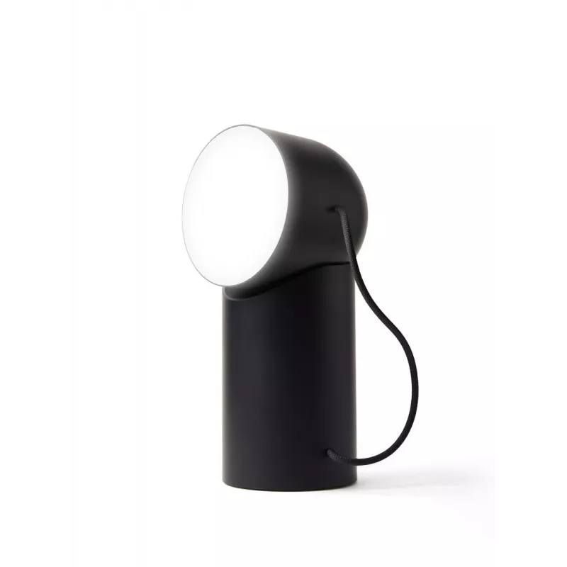 Lexon Orbe candeeiro LED portátil preto LH88N