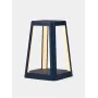LEXON Lantern Candeeiro LED Portátil com Carregamento sem Fios Qi, Azul Escuro LH94DB