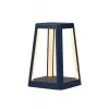 LEXON Lantern Candeeiro LED Portátil com Carregamento sem Fios Qi, Azul Escuro LH94DB