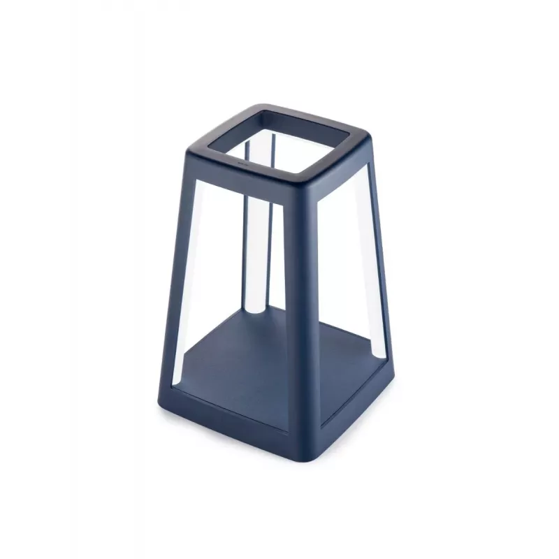 LEXON Lantern Candeeiro LED Portátil com Carregamento sem Fios Qi, Azul Escuro LH94DB