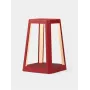 Lexon Lantern Candeeiro LED com Carregador sem Fios Vermelho Escuro LH94DR