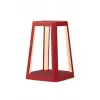 Lexon Lantern Candeeiro LED com Carregador sem Fios Vermelho Escuro LH94DR
