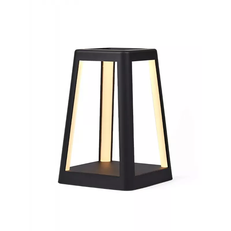 LEXON Lantern Candeeiro LED com Carregador sem Fios Preto LH94N