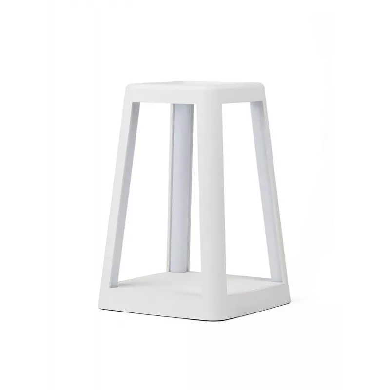 Lexon Lantern Candeeiro LED com Carregador sem Fios Branco LH94W