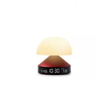 Lexon Mina Sunrise Despertador com Luz de Despertar, Vermelho LR153DR