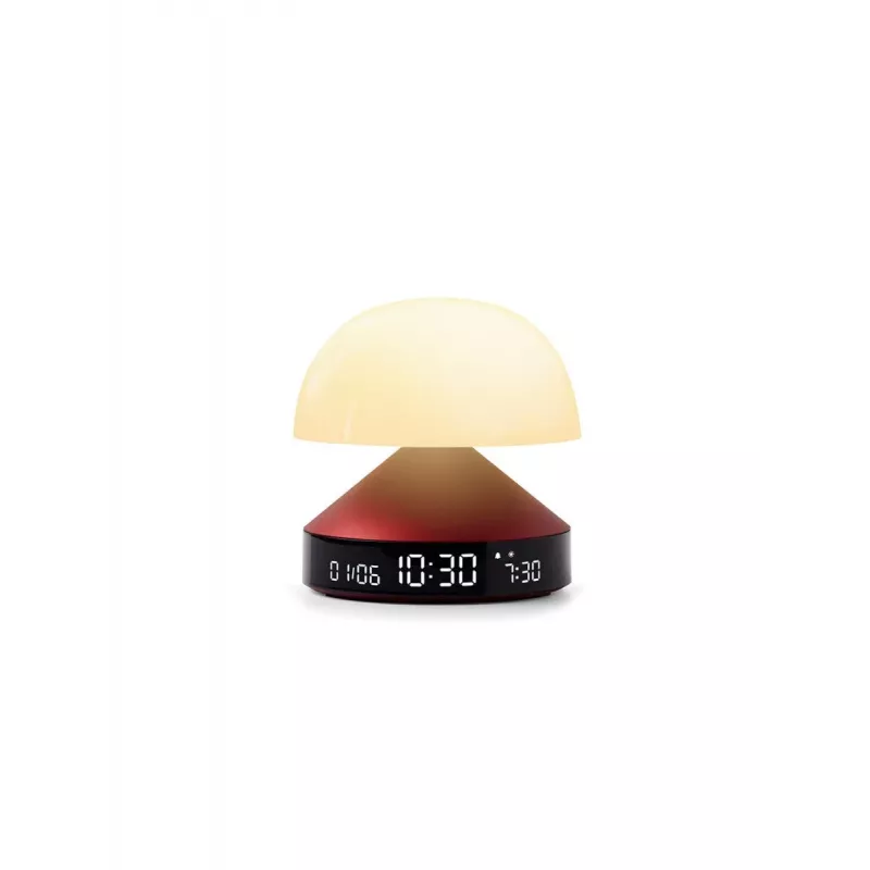 Lexon Mina Sunrise Despertador com Luz de Despertar, Vermelho LR153DR