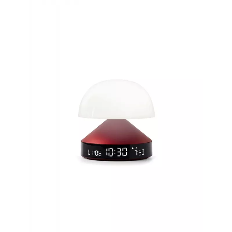 Lexon Mina Sunrise Despertador com Luz de Despertar, Vermelho LR153DR