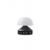 Lexon Mina Sunrise Despertador com Candeeiro, Gun Metal / Cinzento Escuro, LR153MX