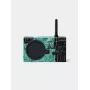 Lexon Tykho 3 X JMB Rádio Bluetooth Rádio FM Portátil com Obra de Arte de Basquiat, Preto