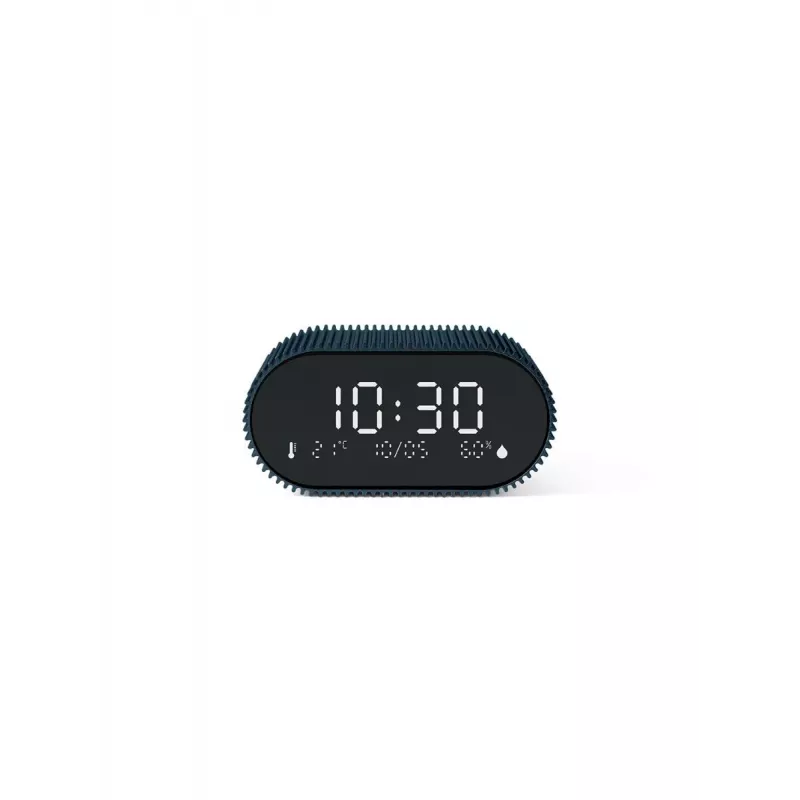 Lexon Ray Clock Despertador Digital com Sensor de Temperatura e Humidade, Azul Oceano LR155OB3
