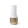 LEXON Terrace+ Candeeiro LED 3 em 1, Altifalante Bluetooth, Powerbank 2000 mAh, Dourado LA134D