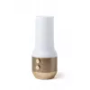 LEXON Terrace+ Candeeiro LED 3 em 1, Altifalante Bluetooth, Powerbank 2000 mAh, Dourado LA134D