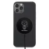 Carregador sem fios compatível com MagSafe Karl Lagerfeld 15W Preto
