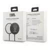Carregador sem fios compatível com MagSafe Karl Lagerfeld 15W Preto