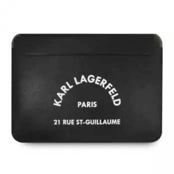 Capa para Portátil Karl Lagerfeld Sleeve KLCS133RSGSFBK 13 polegadas Preto Saffiano RSG