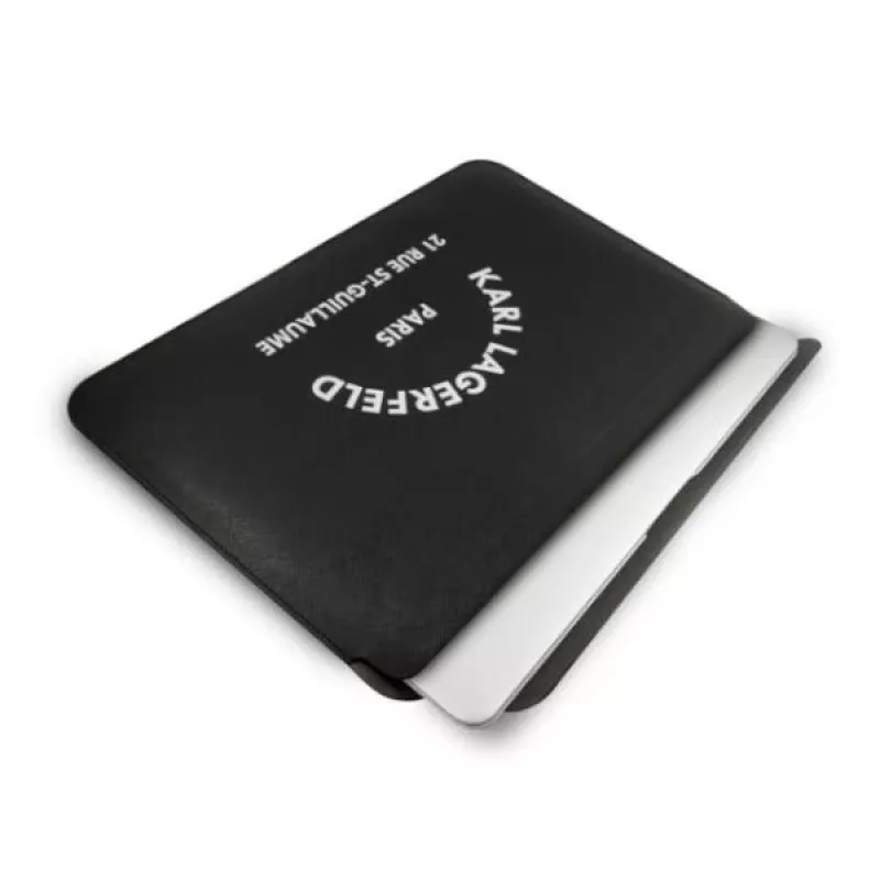 Capa para Portátil Karl Lagerfeld Sleeve KLCS133RSGSFBK 13 polegadas Preto Saffiano RSG