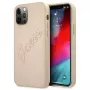 Guess Saffiano Vintage Script Capa rígida para Apple iPhone 12 Pro Max 6,7