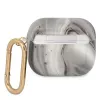 Guess GUA3UNMK Capa AirPods 3 Preta Marble Collection