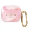 Guess GUA3UNMP Capa AirPods 3 Rosa Marble Collection