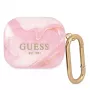 Guess GUA3UNMP Capa AirPods 3 Rosa Marble Collection