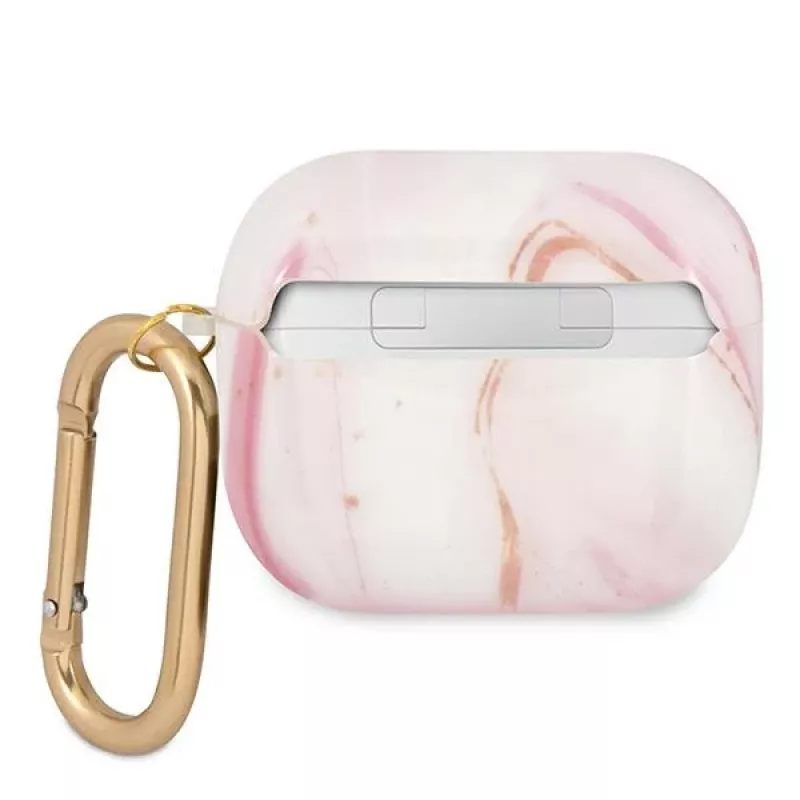 Guess GUA3UNMP Capa AirPods 3 Rosa Marble Collection